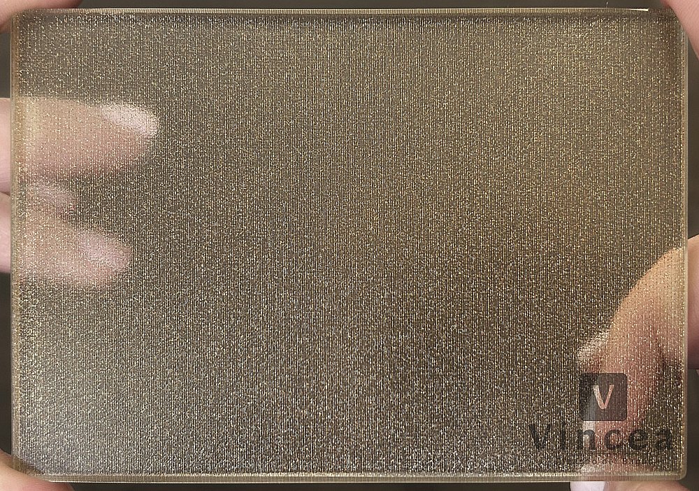 Душевое ограждение Vincea Walk-In 100 VSW-7HS100GWG стекло ламинированное с золотыми нитями/профиль брашированное золото купить в интернет-магазине Sanbest