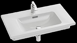 Тумба с раковиной Jacob Delafon VOX EB2078 80 белая для ванной в интернет-магазине Sanbest