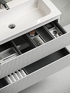 Тумба с раковиной Sancos SNOB T SNT80W 80 Bianco для ванной в интернет-магазине Sanbest