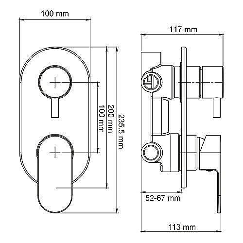 Смеситель для душа WasserKRAFT Dinkel 5871 купить в интернет-магазине сантехники Sanbest