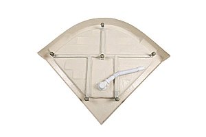 Душевая кабина DTO L 901 N 100х100 купить в интернет-магазине Sanbest