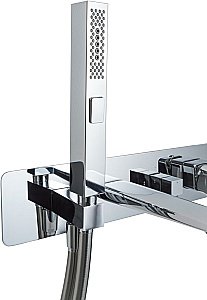 Смеситель для ванны Allen Brau Infinity 5.21007-00 хром купить в интернет-магазине сантехники Sanbest