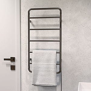 Полотенцесушитель электрический Allen Brau Priority 7.31002-GM графит брашированный купить в интернет-магазине сантехники Sanbest