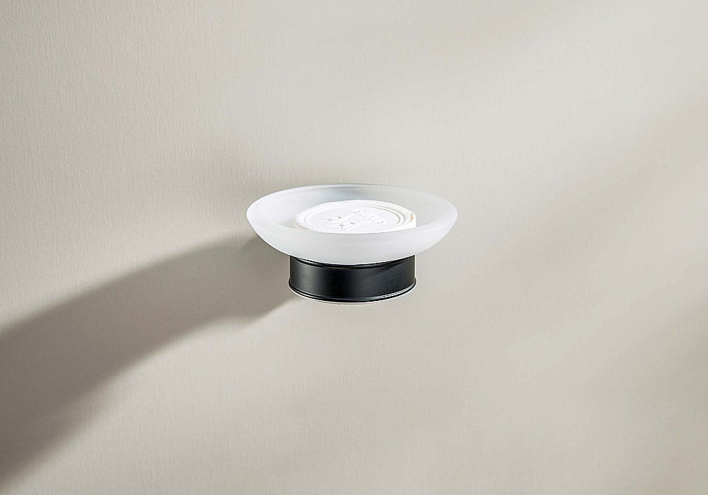 Мыльница Aquatek Классик AQ4503MB стекло матовое/черная матовая купить в интернет-магазине сантехники Sanbest