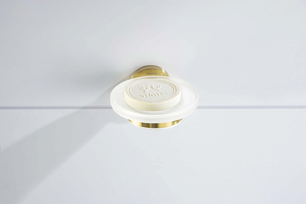 Мыльница Aquatek Европа AQ4103BG стекло матовое/золото шлифованное купить в интернет-магазине сантехники Sanbest