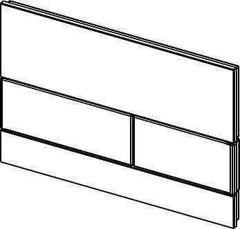 Кнопка для инсталляции TECE Square 9240800 белый купить в интернет-магазине сантехники Sanbest