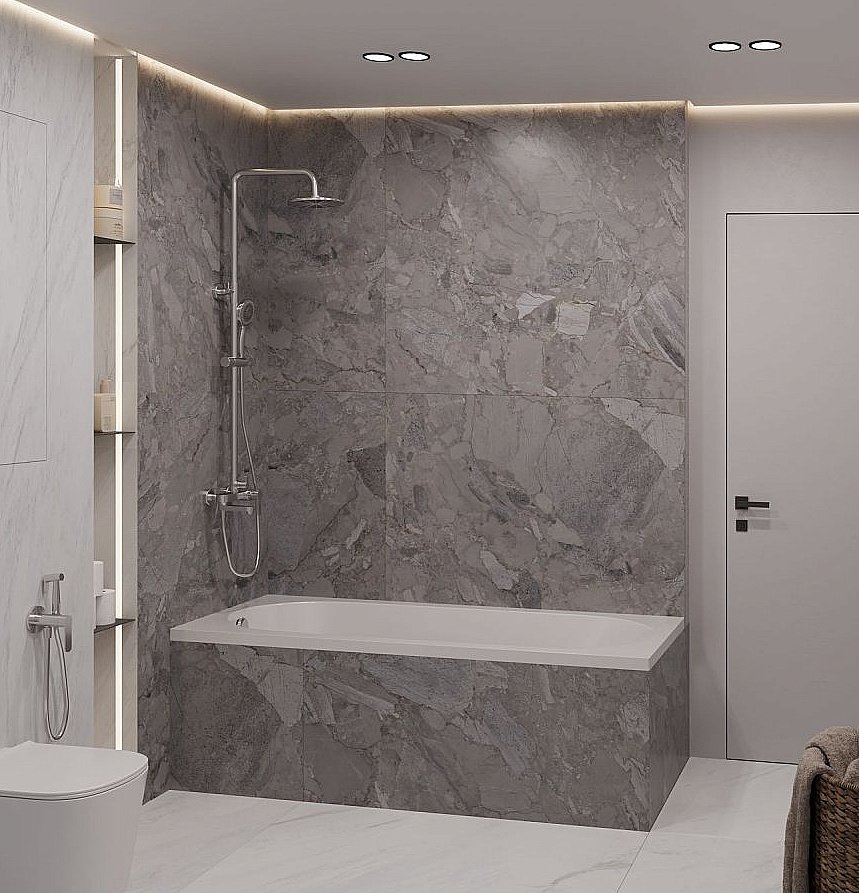 Акриловая ванна Aquanet Lotos 170x75 с каркасом купить в интернет-магазине Sanbest