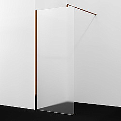 Душевое ограждение WasserKRAFT Rur 30W40RG-MG 120 профиль розовое золото/стекло матовое купить в интернет-магазине Sanbest