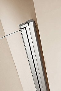 Душевой уголок Cezares Eco 90х90 ECO-A-2-90-P-Cr стекло матовое рифленое/профиль хром купить в интернет-магазине Sanbest