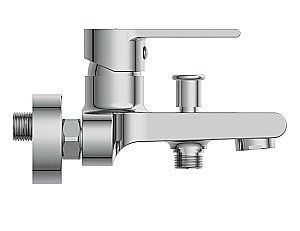 Смеситель для ванны Cersanit BRASKO с душевым гарнитуром VIBE 64513 купить в интернет-магазине сантехники Sanbest