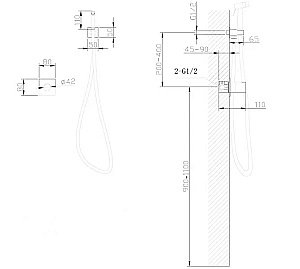 Гигиенический душ ABBER Rund AF8725B черный матовый купить в интернет-магазине сантехники Sanbest
