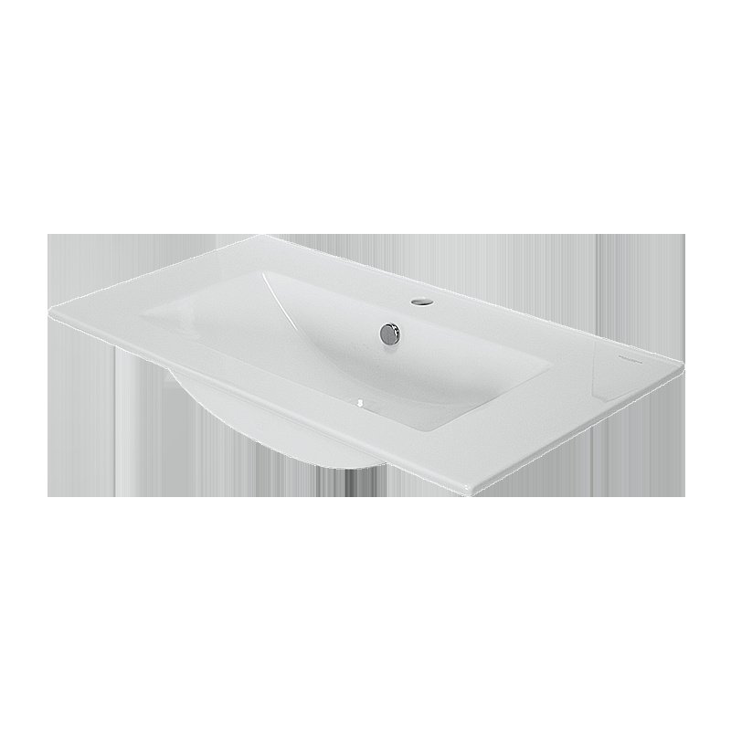 Раковина Sanita luxe Quadro 90 QDR90SLWB01 белая купить в интернет-магазине Sanbest