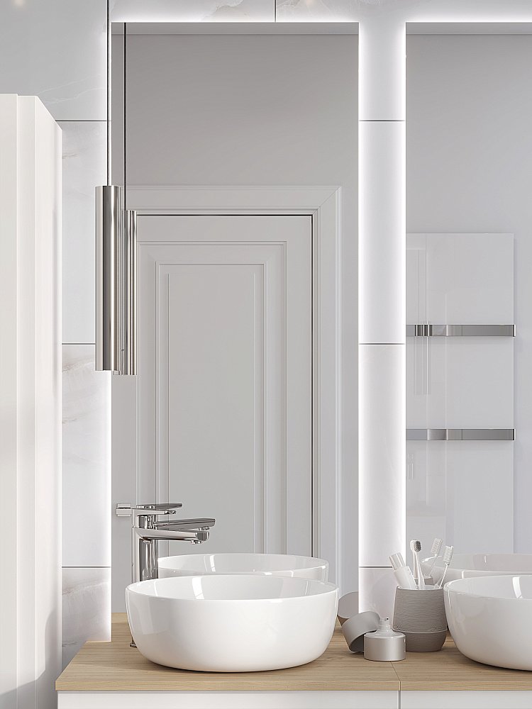 Раковина накладная Cersanit MODUO 40 63569 белая купить в интернет-магазине Sanbest