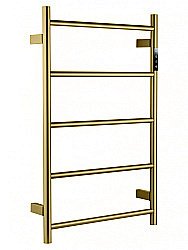 Полотенцесушитель электрический WONZON & WOGHAND BONN, Брашированное золото (WW-AL405-BG) купить в интернет-магазине сантехники Sanbest