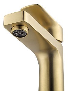 Смеситель для раковины WONZON & WOGHAND Blend, Брашированное золото (WW-A40222-BG) купить в интернет-магазине сантехники Sanbest