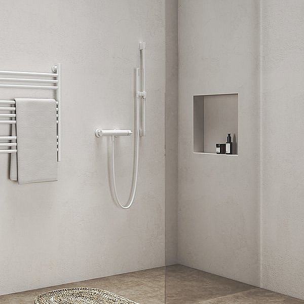 Смеситель для душа Ravak Espirit X070243 белый вельвет купить в интернет-магазине сантехники Sanbest