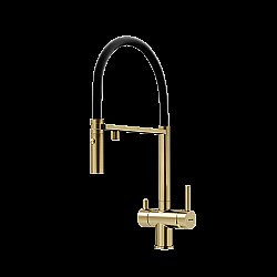 Смеситель для кухни Sancos Imola SC4010BGbh брашированное золото купить в интернет-магазине сантехники Sanbest
