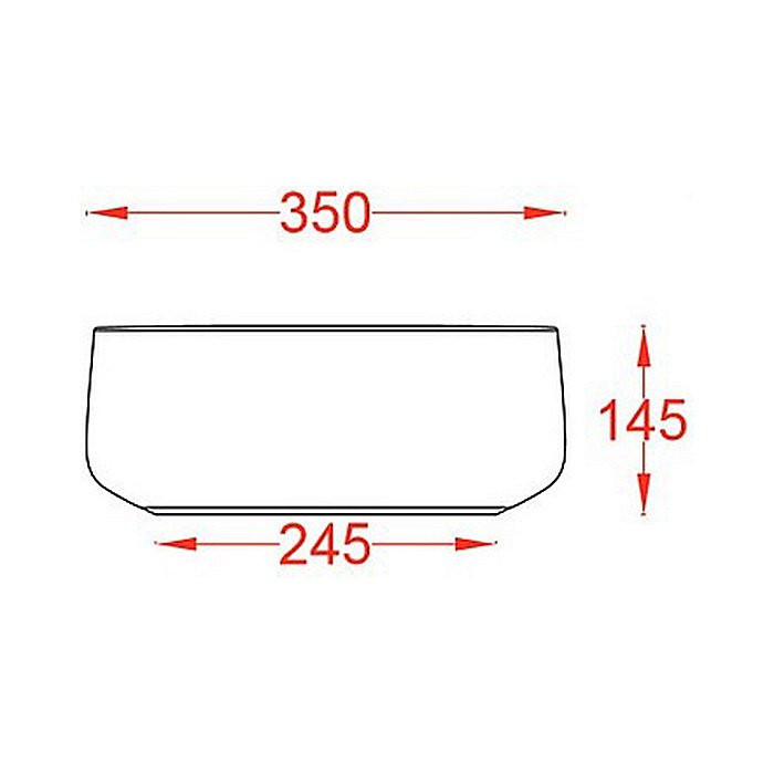 Раковина накладная Artceram Cognac 35 COL004 37 00 Denim купить в интернет-магазине Sanbest