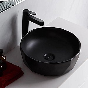 Раковина накладная Belbagno 41 BB1409H301 черная матовая купить в интернет-магазине Sanbest