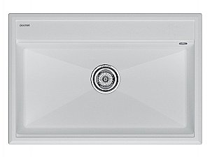 Кухонная мойка Paulmark STEPIA-750 PM117551-WH 750х510 белая купить в интернет-магазине сантехники Sanbest