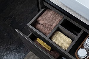 Тумба с раковиной Aquanet Nova Lite Loft 75 L/R дуб рошелье для ванной в интернет-магазине Sanbest