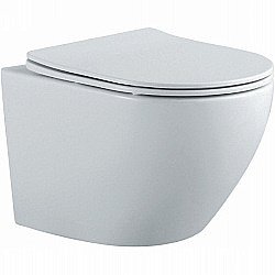 Унитаз подвесной Aquatek Европа AQ1901-MW белый матовый, с крышкой микролифт, безободковый купить в интернет-магазине Sanbest