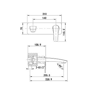 Смеситель для раковины IDDIS Ray RAYBL00i65 купить в интернет-магазине сантехники Sanbest