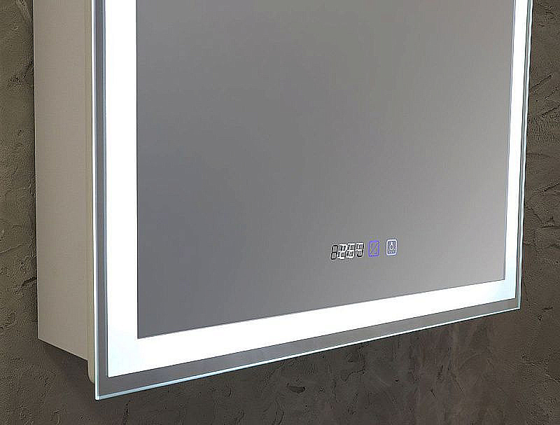 Зеркальный шкаф Azario Киото 60х80 LED-00002358 белый купить в интернет-магазине сантехники Sanbest