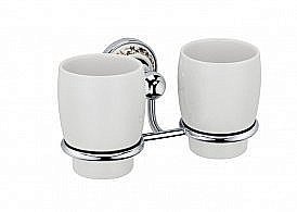 Держатель с двумя стаканами FIXSEN BOGEMA FX-78507 купить в интернет-магазине сантехники Sanbest