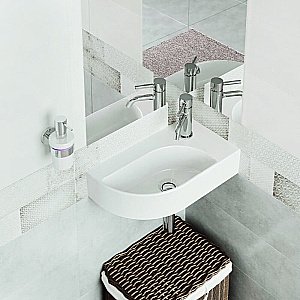 Раковина угловая Cersanit CAMEO 46 S-UM-CAM45/1-w/63405 белая купить в интернет-магазине Sanbest