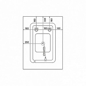 Зеркало Iddis Zodiac 50 ZOD5000i98 белое в ванную от интернет-магазине сантехники Sanbest