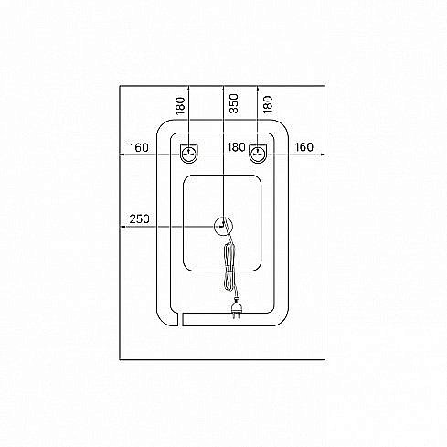 Зеркало Iddis Zodiac 50 ZOD5000i98 белое в ванную от интернет-магазине сантехники Sanbest