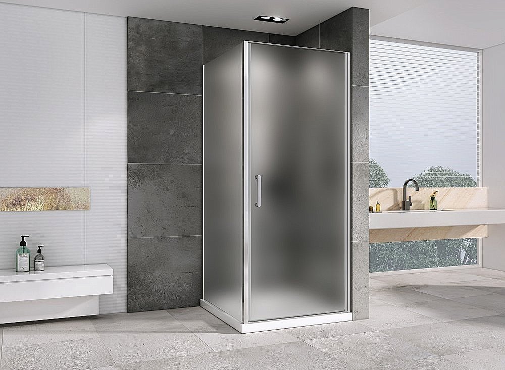 Душевой уголок ABBER Sonnenstrand AG04080M-S70M 80x70 стекло матовое/профиль хром купить в интернет-магазине Sanbest