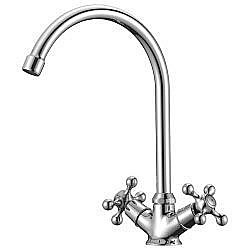 Смеситель для кухни Milardo Duplex DUPSB0JM05 хром купить в интернет-магазине сантехники Sanbest