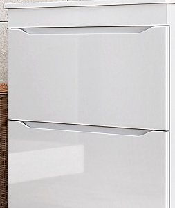 Тумба с раковиной Vigo Grani 750-0-2 белая для ванной в интернет-магазине Sanbest