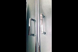 Душевая кабина Royal Bath RB100NRW-C-CH 100x100 профиль хром/стекло матовое купить в интернет-магазине Sanbest