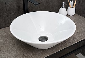 Раковина накладная Gid Esfera 42 N9102 51210 белая купить в интернет-магазине Sanbest