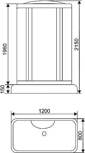 Душевая кабина ARCUS AS-119 купить в интернет-магазине Sanbest