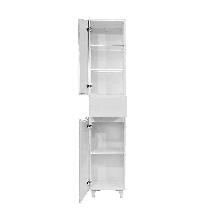 Пенал напольный Azario LOTOS 40 CS00106437 белый/левый для ванной в интернет-магазине сантехники Sanbest