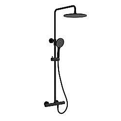 Душевая система Vincea Esse VSFS-1E0TMB черная матовая купить в интернет-магазине сантехники Sanbest