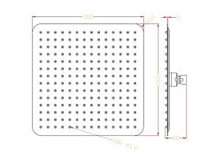 Верхний душ Rav-Slezak KS0004CMAT черный матовый купить в интернет-магазине сантехники Sanbest