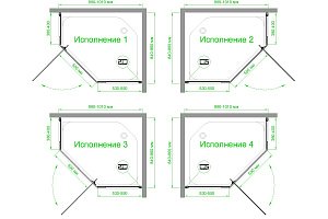 Душевой уголок Royal Bath TR RB1085TR-T-BL 85х100 прозрачное стекло/профиль черный купить в интернет-магазине Sanbest