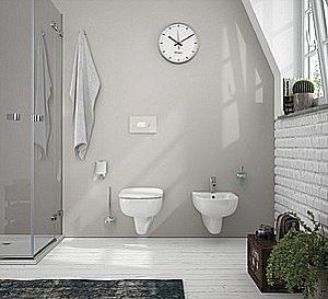 Унитаз подвесной Geberit Smyle 500.210.01.1 белый, антивсплеск, безободковый купить в интернет-магазине Sanbest