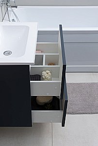 Тумба с раковиной Aquanet Арт 313266 90 маренго для ванной в интернет-магазине Sanbest