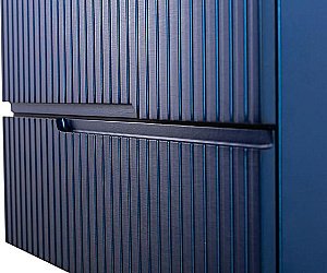 Тумба с раковиной Cezares DUET-N 80 DUET-N-800-2C-SO-SPF-P сапфир для ванной в интернет-магазине Sanbest