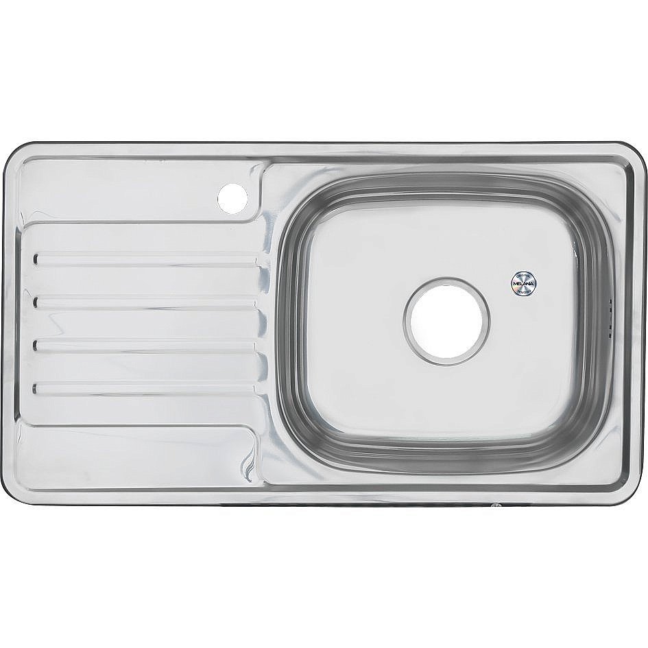 Мойка кухонная с сифоном Melana 221 t (*10) купить в интернет-магазине сантехники Sanbest
