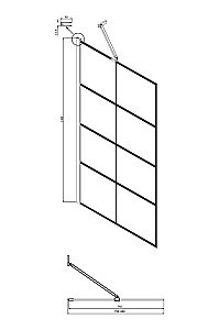 Шторка для ванны Ambassador Bath Screens 80x140 16041209 купить в интернет-магазине Sanbest