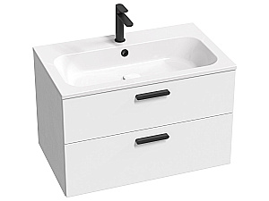 Раковина Ravak CHROME SLIM 80 XJG01180001 белая купить в интернет-магазине Sanbest