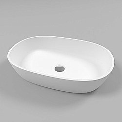 Раковина накладная WhiteCross OPAL 56 0709.056038.200 белая матовая купить в интернет-магазине Sanbest