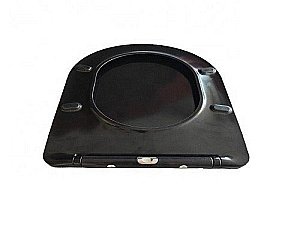 Унитаз подвесной CeramaLux B2330B черный, безободковый, с крышкой микролифт купить в интернет-магазине Sanbest